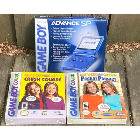 Nintendo Other - Game Boy Advance SP BOX ONLY Bundle With CIB Games Cobalt Nintendo Gameboy GBA